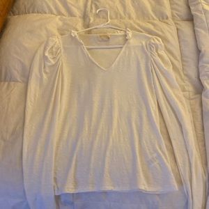 Nation White Long sleeve T Shirt